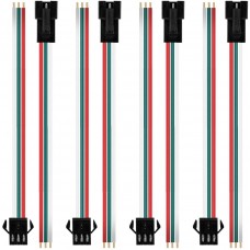 20 Pairs 15cm 22awg JST SM 3 Pin Connectors Wire