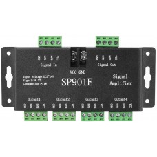 SP901E LED Pixel WS2812B WS2811 SPI Signal Amplifier Repeater